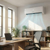 Minisplit inverter instalado en una oficina en casa