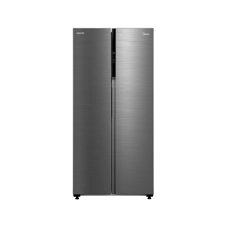 Refrigerador Automático Side By Side Inverter Quattro Bru Steel 17 Pies Cúbicos con Wifi - vista principal