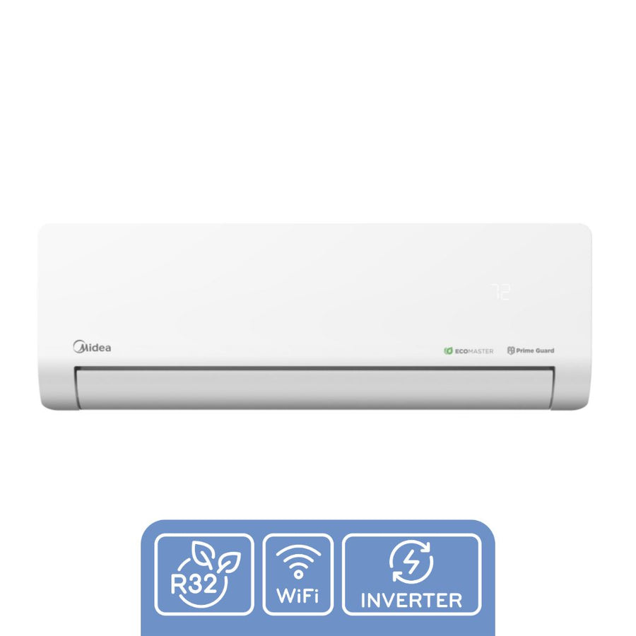 Minisplit Midea EcoMaster Inverter Wi-Fi R32 - unidad interior evaporador frontal