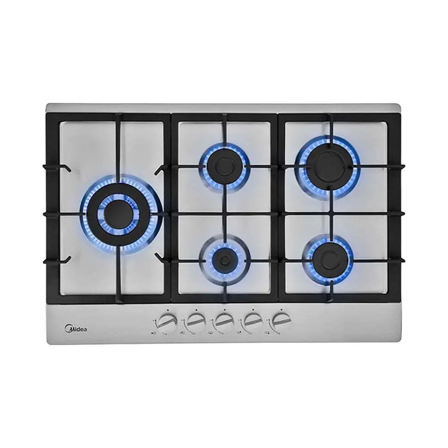 Parrilla Empotrable a Gas 30 Cristal Templado Triple Flama Acero Inoxidable - vista principal