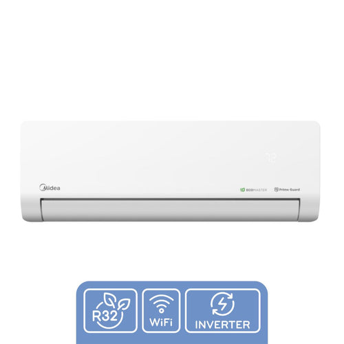 Minisplit Midea EcoMaster Inverter Wi-Fi R32 - unidad interior evaporador frontal