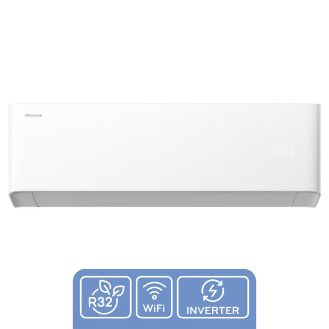 Minisplit Hisense Inverter Wi-Fi R32 (3 ton, 220V, Frío y Calor)