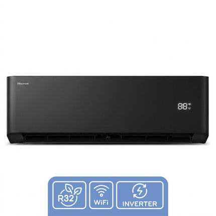 Minisplit Hisense Inverter Negro (2 ton, 220V, Frío y Calor)