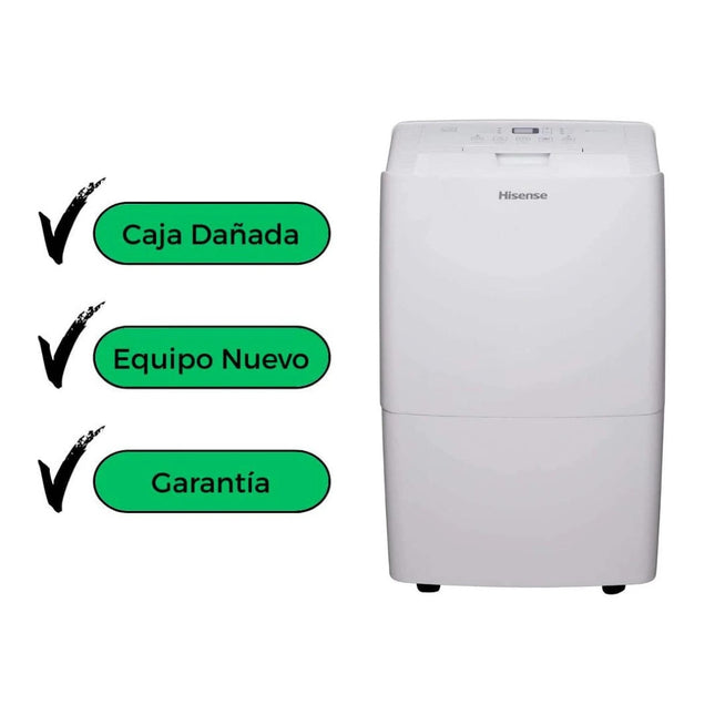 Deshumidificador Hisense DH50K1W (110V, 50 pintas) - Caja Dañada