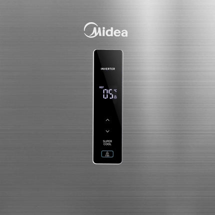 Refrigerador Top Mount Inverter Quattro Bru Steel 15 Pies Cúbicos