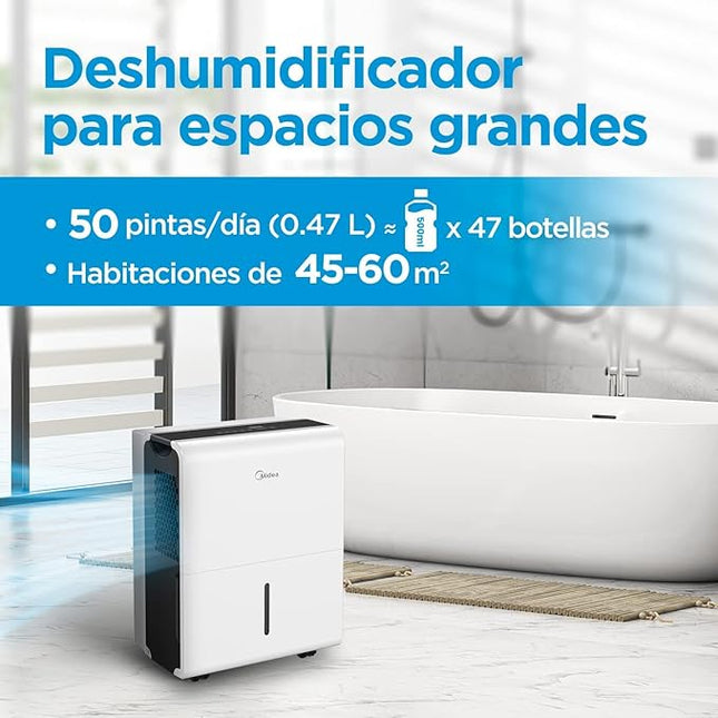 Deshumidificador Midea (110V, 50 pintas)