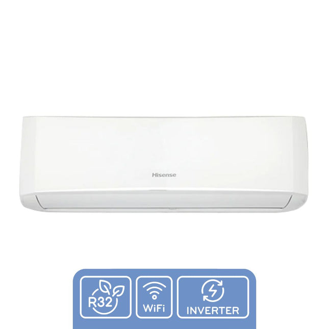 Minisplit Hisense Inverter Wi-Fi R32 (Opciones 1-2 ton)
