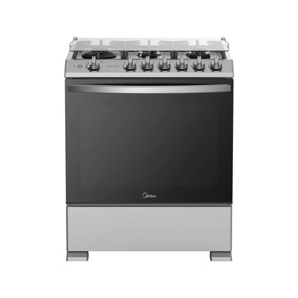Estufa de piso con capelo 30¨ MASTER COOK Pro Silver