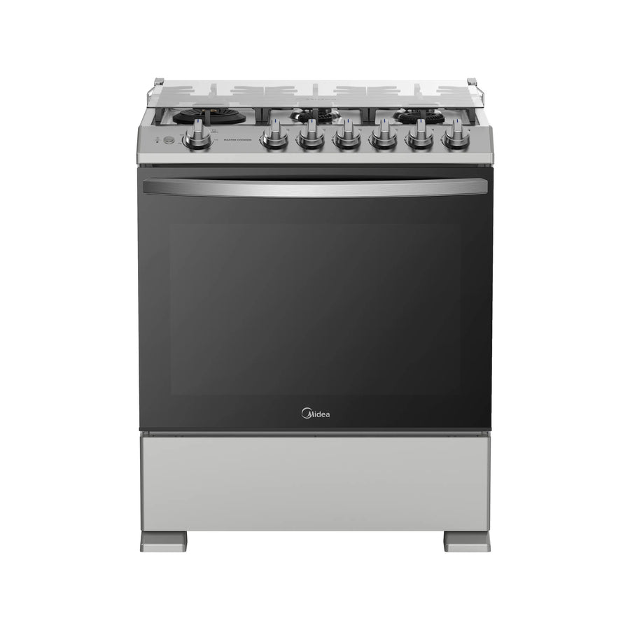 Estufa de piso con capelo 30 MASTER COOK Pro Silver - vista principal