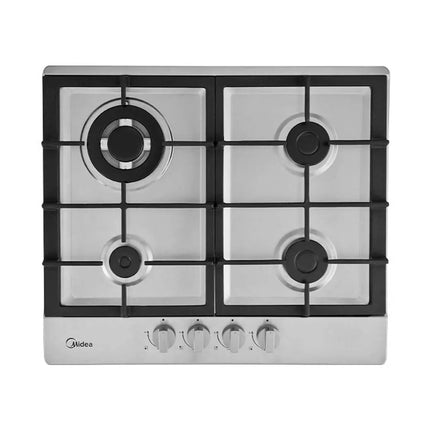 Parrilla Empotrable a Gas 24" Cristal Templado Triple Flama Acero Inoxidable