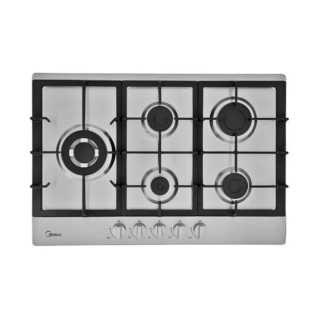 Parrilla Empotrable a Gas 30" Cristal Templado Triple Flama Acero Inoxidable