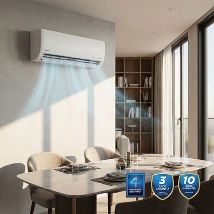 Minisplit Midea EcoMaster Inverter WiFi (Opciones 1-2 ton)