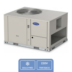 Paquete Comercial Carrier Cold Maker 7.5 a 15 toneladas, solo frío, 220V trifásico