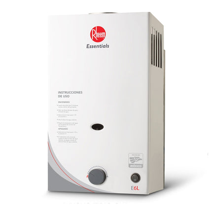 Calentador de Agua Instantáneo de Gas RHEEM 6 Litros/min
